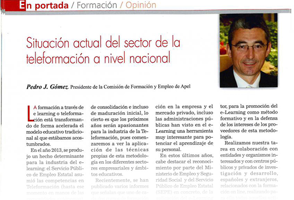 Situación actual del sector de la formación a nivel nacional